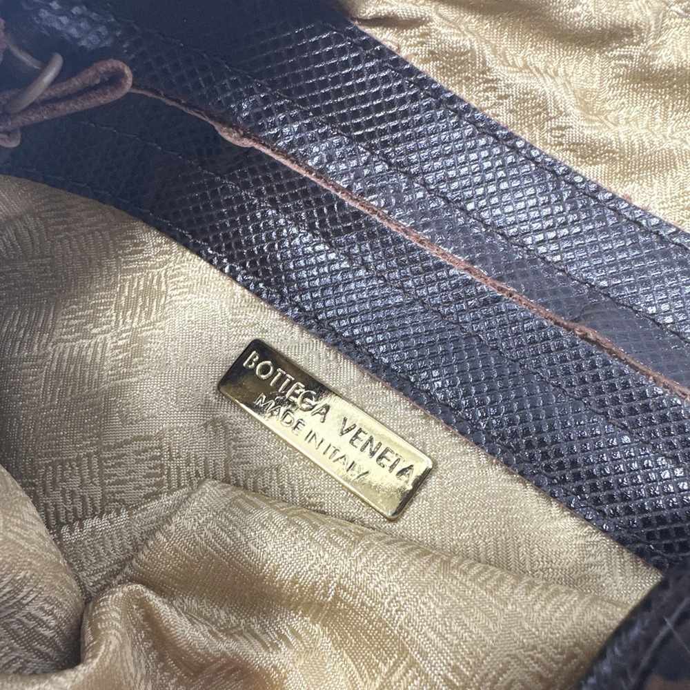 Vintage 1980s Bottega Venetta Crossbody Small Purse - Leopard Cheetah Print - Picture 10 of 12
